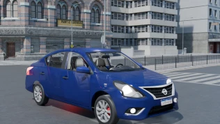 Nissan Versa 2015 — Compact Sedan Car Mod for PBS