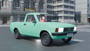 Fiat 147 City Pickup – Proton Bus Simulator Car Mod