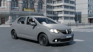 Renault Logan 2017 – Proton Bus Simulator Car Mod