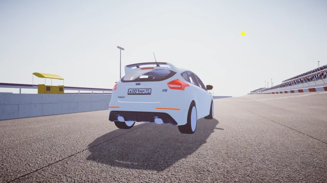 Mod Ford Focus RS 2018 (2.3L EcoBoost) – Sport Car Mod - Vista Principal/Lateral (Proton Bus Simulator)