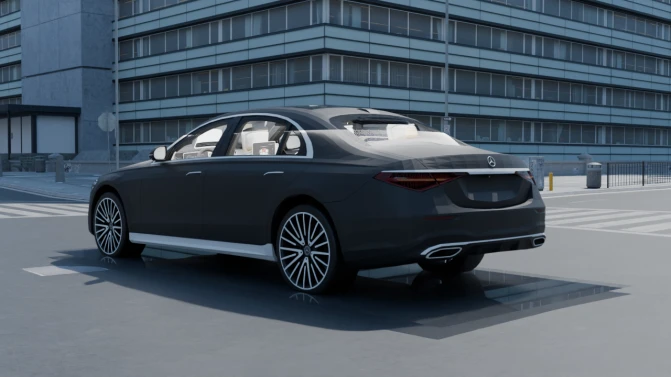 Mod Mercedes-Benz S500 W223 Luxury Sedan Mod for Proton Bus Simulator - Interior e Painel (Proton Bus Simulator)