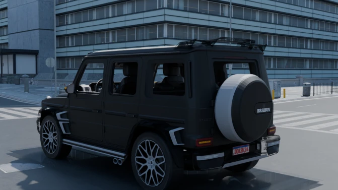 Mod Mercedes G-Wagon Brabus SUV Mod for Proton Bus Simulator - Interior e Painel (Proton Bus Simulator)