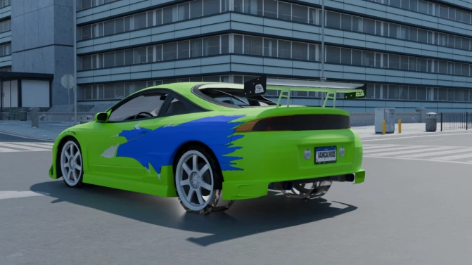 Mod Mitsubishi Eclipse Sport Coupe Mod for Proton Bus Simulator - Interior e Painel (Proton Bus Simulator)