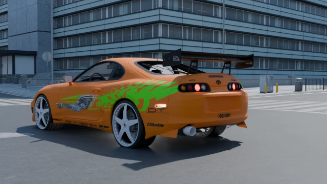 Mod Toyota Supra MK4 A80 Sports Coupe Mod for Proton Bus Simulator - Interior e Painel (Proton Bus Simulator)