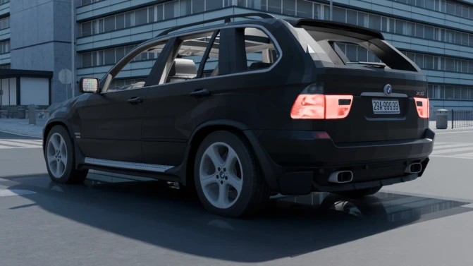 Mod BMW X5 E53 First-Generation Luxury SUV Mod for Proton Bus - Interior e Painel (Proton Bus Simulator)
