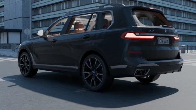 Mod BMW X7 M50 Full-Size Luxury SUV Mod for Proton Bus Simulator - Interior e Painel (Proton Bus Simulator)