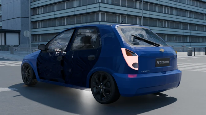 Mod Chevrolet Celta VHC — Brazilian Compact Hatchback Car Mod - Interior e Painel (Proton Bus Simulator)