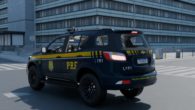 Mod Chevrolet Trailblazer PRF — Brazilian Highway Police SUV Mod - Interior e Painel (Proton Bus Simulator)