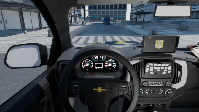 Mod Chevrolet Trailblazer PRF — Brazilian Highway Police SUV Mod - Detalhes e Acabamento (Proton Bus Simulator)