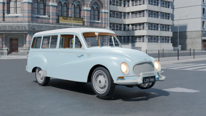 Mod DKW-Vemag — Brazilian 1950s-1960s Classic Car Mod - Vista Principal/Lateral (Proton Bus Simulator)