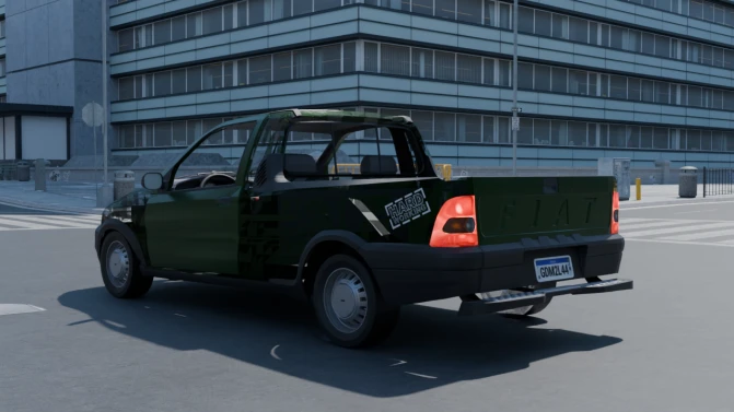 Mod Fiat Strada 2000 — Brazilian Compact Pickup Car Mod - Interior e Painel (Proton Bus Simulator)