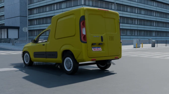 Mod Fiat Fiorino 2017 — Compact Panel Van Car Mod for PBS - Interior e Painel (Proton Bus Simulator)