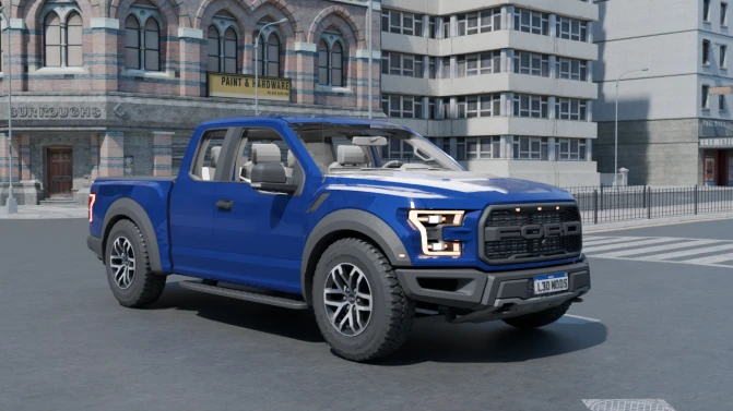 Mod Ford F-150 Raptor — American Off-Road Performance Pickup Mod - Vista Principal/Lateral (Proton Bus Simulator)