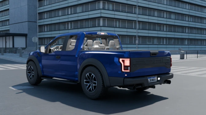 Mod Ford F-150 Raptor — American Off-Road Performance Pickup Mod - Interior e Painel (Proton Bus Simulator)