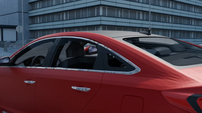 Mod Hyundai Sonata — Korean Mid-Size Sedan Car Mod for PBS - Interior e Painel (Proton Bus Simulator)