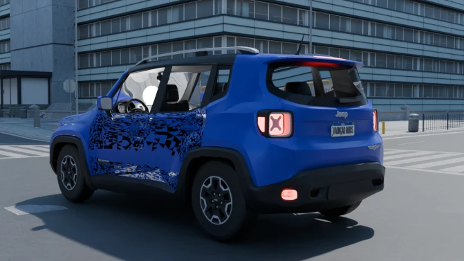 Mod Jeep Renegade 2017 — Brazilian Compact SUV Car Mod for PBS - Interior e Painel (Proton Bus Simulator)
