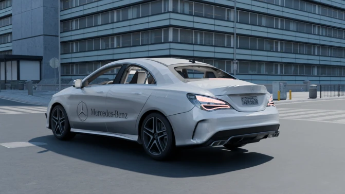 Mod Mercedes-AMG — German Luxury Performance Sedan Car Mod for PBS - Interior e Painel (Proton Bus Simulator)