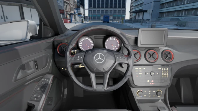 Mod Mercedes-AMG — German Luxury Performance Sedan Car Mod for PBS - Detalhes e Acabamento (Proton Bus Simulator)