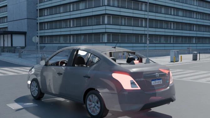 Mod Nissan Versa 2015 — Compact Sedan Car Mod for PBS - Interior e Painel (Proton Bus Simulator)