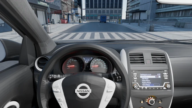 Mod Nissan Versa 2015 — Compact Sedan Car Mod for PBS - Detalhes e Acabamento (Proton Bus Simulator)