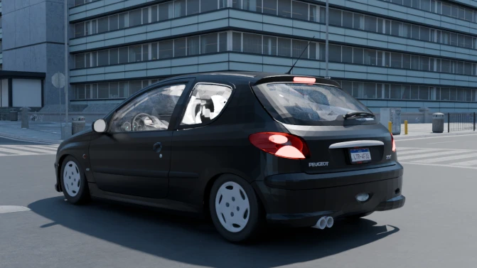 Mod Peugeot 206 2 Portas — Brazilian Compact Hatchback Mod for PBS - Interior e Painel (Proton Bus Simulator)