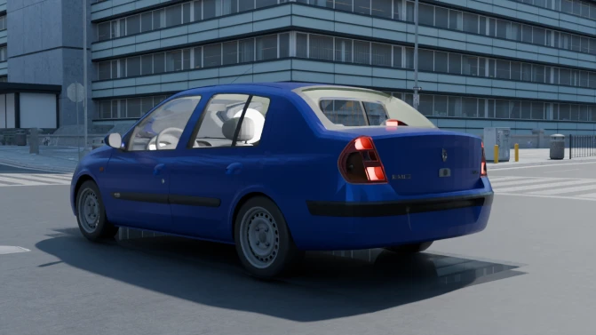 Mod Renault Clio 1.6 - Interior e Painel (Proton Bus Simulator)