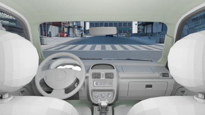 Mod Renault Clio 1.6 - Detalhes e Acabamento (Proton Bus Simulator)