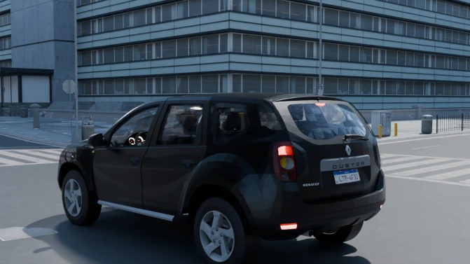Mod Renault Duster Uber Taxi e Particular - Interior e Painel (Proton Bus Simulator)