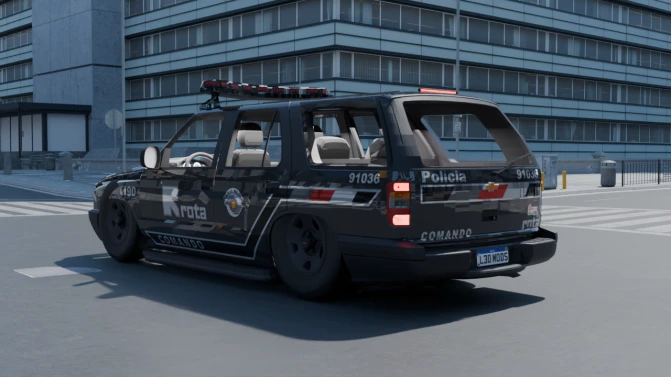 Mod Chevrolet S10 Rota Comando - Interior e Painel (Proton Bus Simulator)