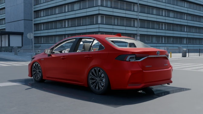 Mod Toyota Corolla 2020 — Modern Sedan Car Mod for PBS - Interior e Painel (Proton Bus Simulator)