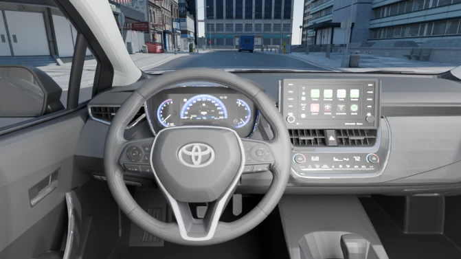 Mod Toyota Corolla 2020 — Modern Sedan Car Mod for PBS - Detalhes e Acabamento (Proton Bus Simulator)
