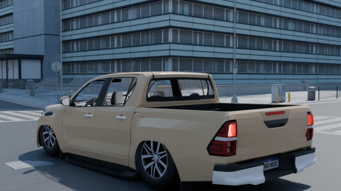 Mod Toyota Hilux Lowered — Street Pickup Car Mod for PBS - Interior e Painel (Proton Bus Simulator)