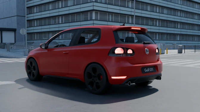 Mod Volkswagen Golf GTI 2010 — Hot Hatch Car Mod for PBS - Interior e Painel (Proton Bus Simulator)