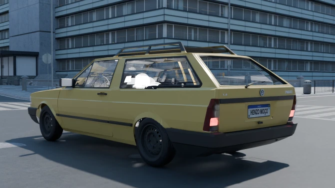 Mod Volkswagen Parati — Classic Brazilian Wagon Car Mod - Interior e Painel (Proton Bus Simulator)