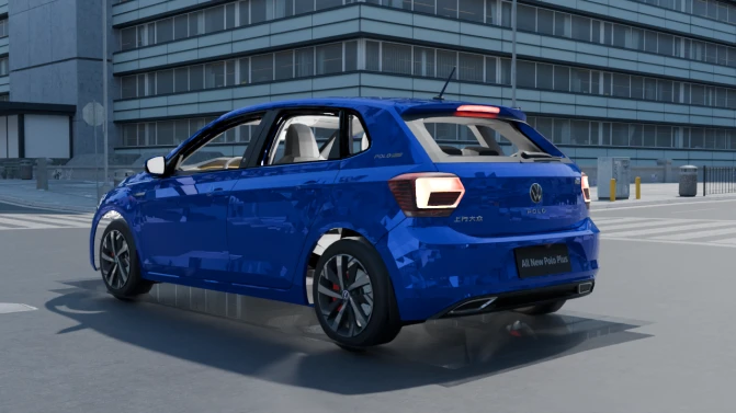 Mod Volkswagen Polo 2021 — Modern Hatchback Car Mod for PBS - Interior e Painel (Proton Bus Simulator)