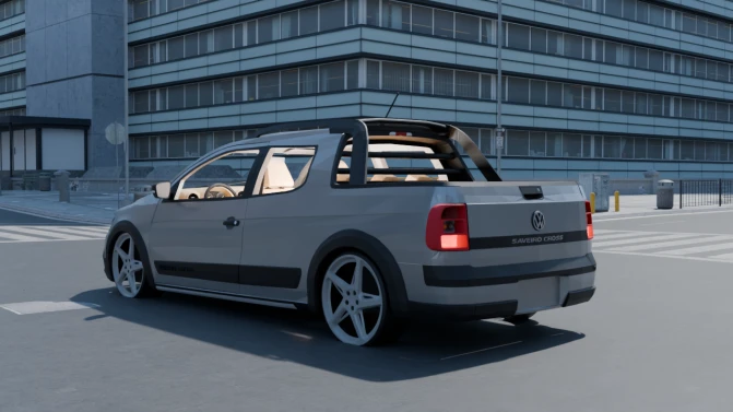 Mod Volkswagen Saveiro Cross Arqueado — Pickup Car Mod - Interior e Painel (Proton Bus Simulator)