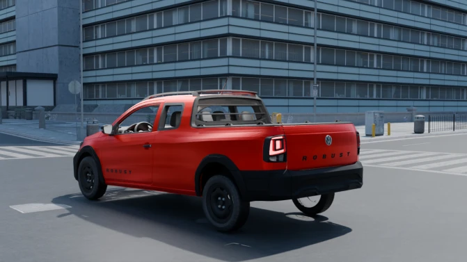 Mod Volkswagen Saveiro Robust — Off-Road Pickup Car Mod - Interior e Painel (Proton Bus Simulator)