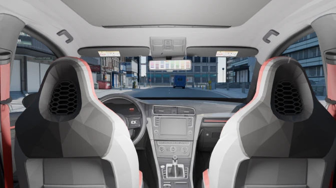 Mod Volkswagen Golf GTI — Modern Hot Hatch Car Mod for PBS - Detalhes e Acabamento (Proton Bus Simulator)