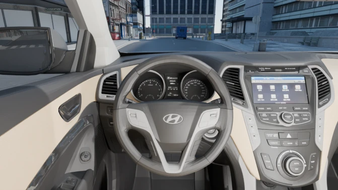 Mod Hyundai Santa Fe — Family SUV Car Mod for PBS - Detalhes e Acabamento (Proton Bus Simulator)