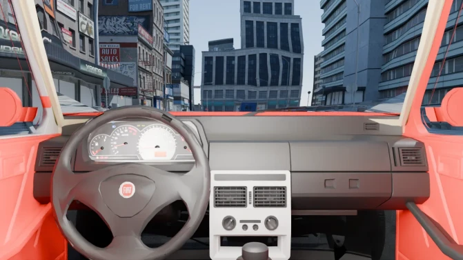 Mod Fiat Uno Mille Hatch – Proton Bus Simulator Car Mod - Detalhes e Acabamento (Proton Bus Simulator)