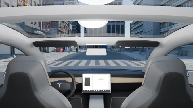 Mod Tesla Model 3 EV Sedan – Proton Bus Simulator Car Mod - Detalhes e Acabamento (Proton Bus Simulator)