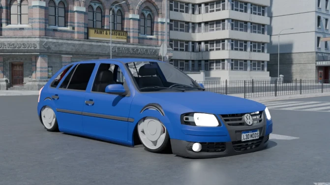 Mod Volkswagen Gol G4 – Proton Bus Simulator Car Mod - Vista Principal/Lateral (Proton Bus Simulator)