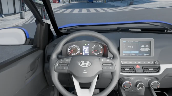 Mod Hyundai HB20 Hatchback – Proton Bus Simulator Car Mod - Detalhes e Acabamento (Proton Bus Simulator)