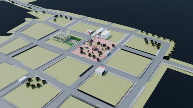 Mapa El Carmen Nuevo León — Mexican City Map for Proton Bus - Vista Geral do Mapa (Proton Bus Simulator)