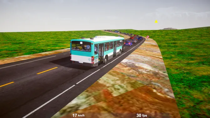 Mapa Ceará Extremo II - Ruas e Paisagem (Proton Bus Simulator)