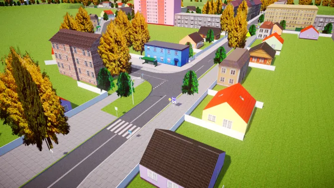 Mapa Zernik Map for PBS - Vista Geral do Mapa (Proton Bus Simulator)